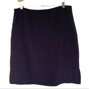 Pin stripe knee length skirt size 16